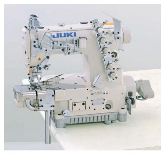 Машина швейная плоскошовная промышленная трёхигольная JUKI MF-7913DR-H24-E56N/UT56/MC37 Швейные машины